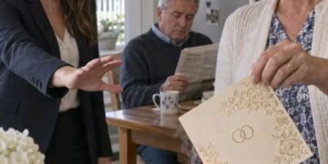 Они сожгли её свадебное приглашение, а потом увидели дочь в прямом эфире