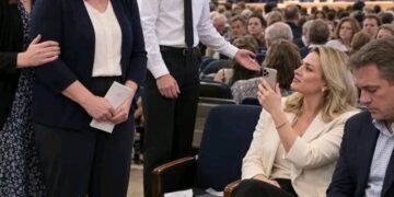 Сын изменил выпускную речь, когда увидел, что его мать стоит в конце зала.